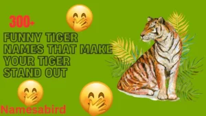 funny tiger names